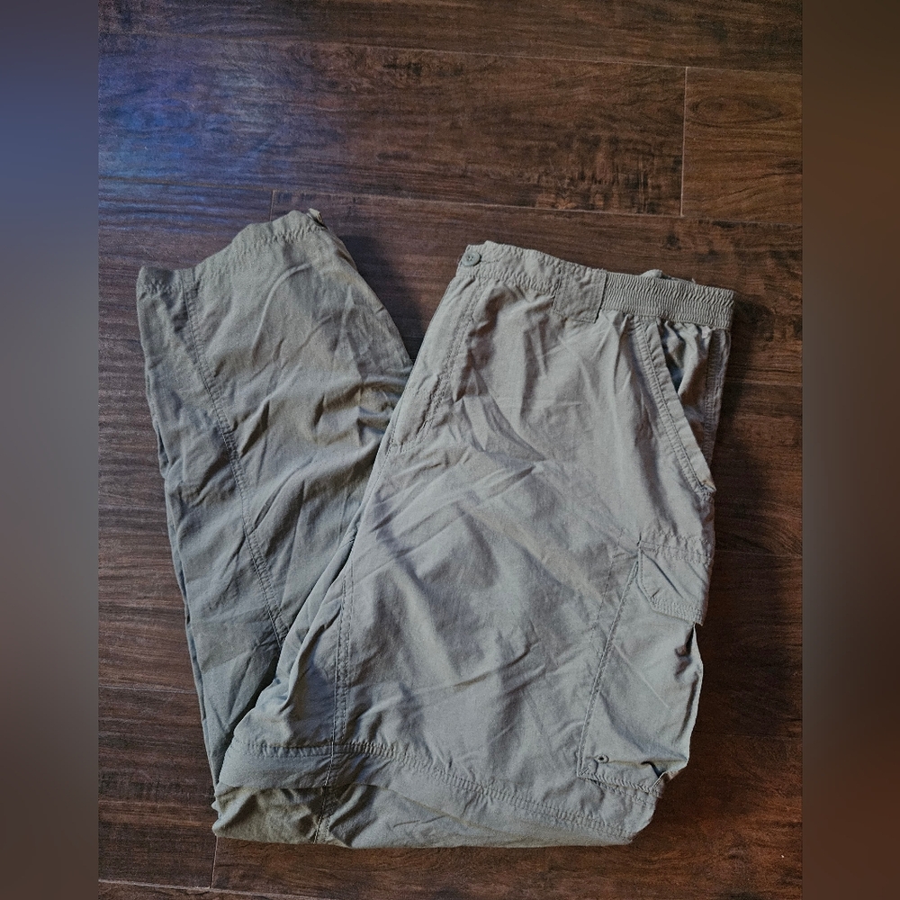 Men's Columbia Titanium Zip Off Hiking Pants Khaki Tan Sz XL Outdoors Fishing 28